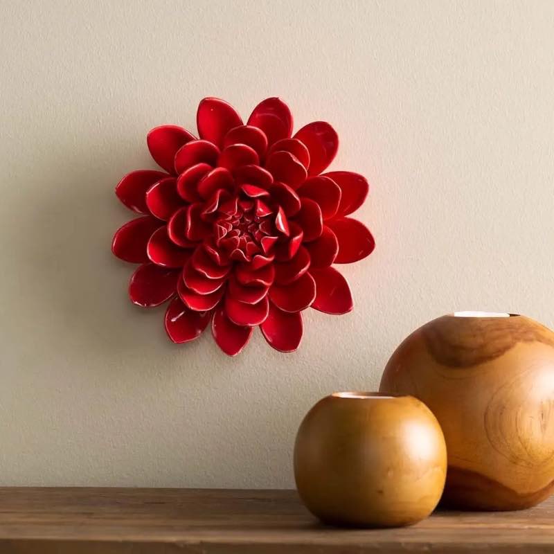 Ceramic Wall Flowers, 8